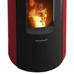 Oranier Sando 50 Pelletofen Bordeauxrot – Bild 4