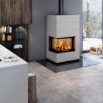 Spartherm SIM Varia 2Lh H2O Kaminbausatz RLA Beton Natur 1/3