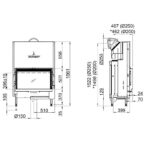 Spartherm Premium V-1V-87h Kamineinsatz 200 mm RR