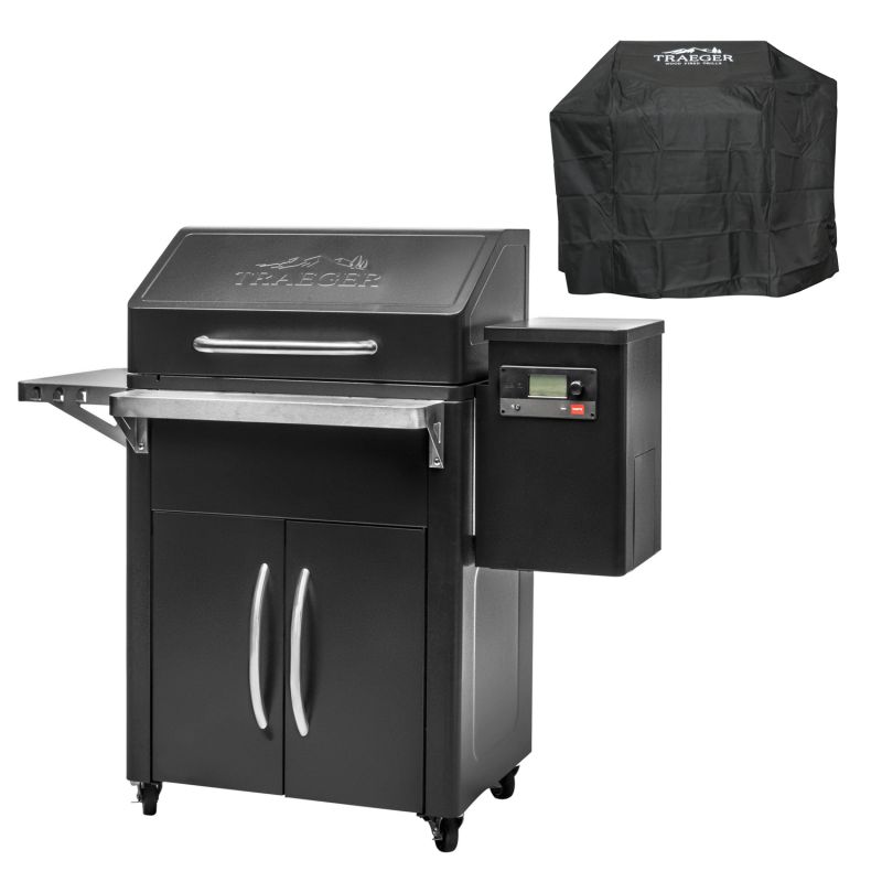 Traeger Silverton 620 Pelletgrill inkl. Abdeckhaube und Set Ablaufbleche Traeger Silverton 620 Pelletgrill inkl. Abdeckhaube und Set Ablaufbleche