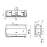 Spartherm DRU Metro 130XT/2 RCH Gas-Kamineinsatz G31 / Links / Ceraglas / Clear View – Bild 2