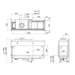 Spartherm DRU Metro 130XTL-41 RCH Gas-Kamineinsatz G31 / Rechts / Ceraglas / Clear View – Bild 2