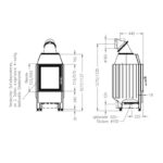 Spartherm Mini Z1-4S Kamineinsatz 7 kW 51 cm links – Bild 3