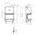Spartherm Premium Arte-3RL-80h Kamineinsatz RRA Ø 250 mm