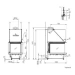 Spartherm Premium Arte U-70h-4S Kamineinsatz RRA Ø 250 mm