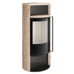 Spartherm Sino City Kaminofen Schwarz / Sandstein Sahara – Bild 3