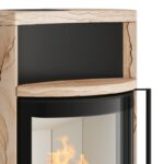 Spartherm Sino City Kaminofen Schwarz / Sandstein Sahara – Bild 4