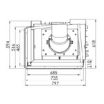Spartherm Varia 2Lh H2O Kamineinsatz wasserführend Ecke – Bild 5
