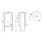 TermaTech TT20 Basic Kaminofen Stahl Schwarz