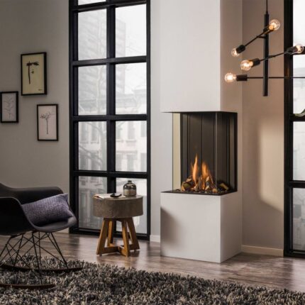 Trimline Fires Trimline 38 Panorama AR Gas Kamineinsatz G20/G25