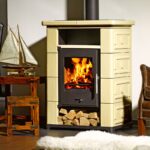 Wamsler Montafon S Kaminofen Keramik beige
