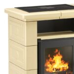 Wamsler Montafon S Kaminofen Keramik beige – Bild 3