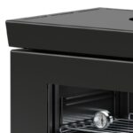Thermorossi Kaminofen Zen O Evo6 mit Backfach und Holzfach Matt Schwarz – Bild 4