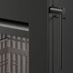 Thermorossi Kaminofen Zen O Evo6 mit Backfach und Holzfach Matt Schwarz – Bild 6