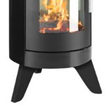 Wamsler City Kaminofen Stahl Schwarz – Bild 3