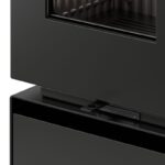 Thermorossi Zen W Kaminofen Stahl Schwarz mit Holzfach, Auslaufmodell – Bild 5